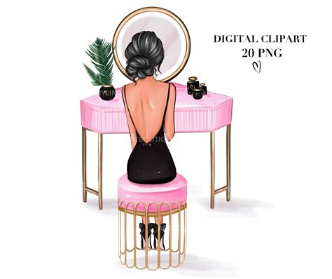 glam clipart